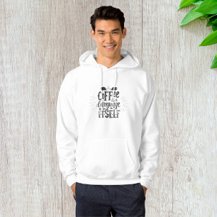 Kaffee ist eine Sprache in sich Hoodie