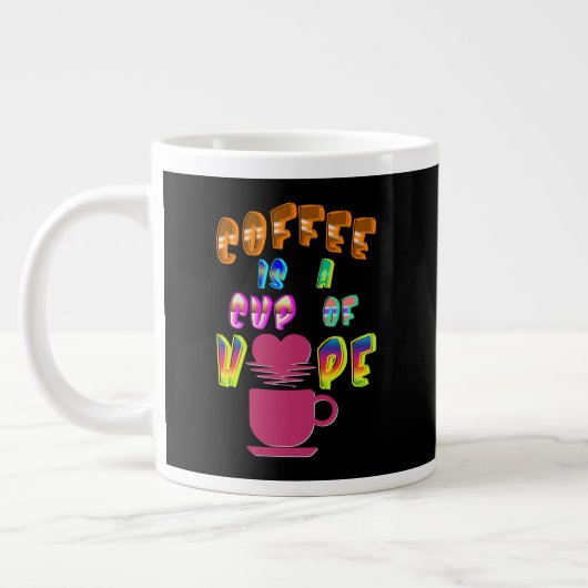 Kaffee ist eine Tasse Hoffnung (Links)