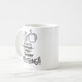 Kaffee ist für alles, was lustig ist Mug Kaffeetasse (Vorderseite Links)