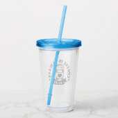 Kaffee ist immer eine gute Idee Acryltrinkbecher (Rückseite)