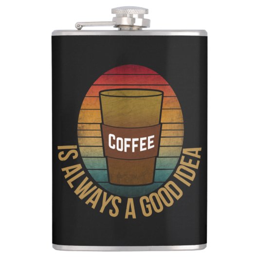 KAFFEE IST IMMER EINE GUTE IDEE FLACHMANN (Vorderseite)