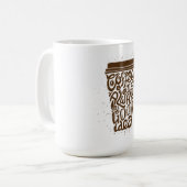 Kaffee ist immer eine gute Idee Kaffeetasse (Vorderseite Links)