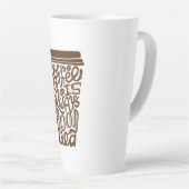 "Kaffee ist immer eine gute Idee" Milchtasse (Rechte Ecke)