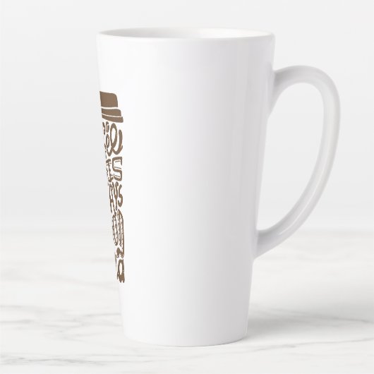 "Kaffee ist immer eine gute Idee" Milchtasse (Rechts)