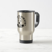 Kaffee ist immer eine gute Idee Reisebecher (VorderseiteRechts)