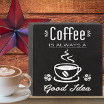 Kaffee ist immer eine gute Idee, schwarze Halbpens Holzkisten Schild<br><div class="desc">Ob Sie nun Ihre eigene Küche dekorieren oder nach einem durchdachten Geschenk für einen Kaffeeliebhaber in Ihrem Leben suchen, dieses Schild aus schwarz-weißem Holz im Chalkboard-Stil wird eine reizvolle Ergänzung sein. Es vereint den Charme der Bauernästhetik und die Liebe für Kaffee in einem stilvollen und zeitlosen Stück. Das Design umfasst...</div>