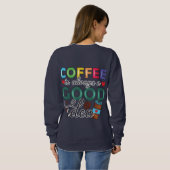 Kaffee ist immer eine gute Idee Sweatshirt (Schwarz voll)