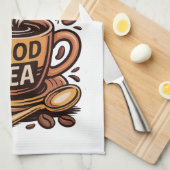Kaffee ist immer geschirrtuch (Viertel Falte)