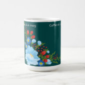 Kaffee ist in einer Tasse umarmt. Kaffeetasse für (Mittel)