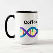 Kaffee ist in meiner DNA-Tasse Tasse (Links)