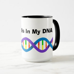 Kaffee ist in meiner DNA-Tasse Tasse