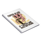 KAFFEE IST LEBEN, ES IST WIE HOFFNUNG UND TRAUM. NOTIZBLOCK (Rechte Seite)