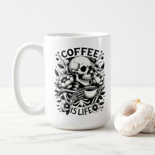Kaffee ist Leben Kaffeetasse
