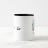 Kaffee ist Leben Tasse (Zentrum)
