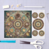 Kaffee ist Liebe, Java Art Mandala Seidenpapier (Handwerk)