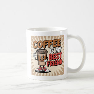 Kaffee ist mein bester Freund Kaffeetasse
