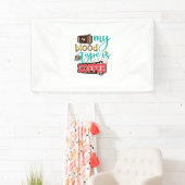 Kaffee ist mein Bluttyp Kaffee Banner (Insitu)