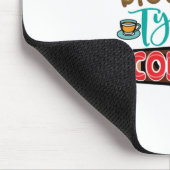 Kaffee ist mein Bluttyp Kaffee Mousepad (Ecke)