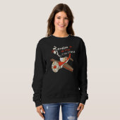 Kaffee ist mein Co-Pilot-Assistentin Flugzeug Getr Sweatshirt (Vorne ganz)