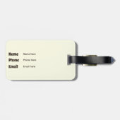 Kaffee ist mein Co-Pilot Gepäckanhänger (Rückseite horizontal)