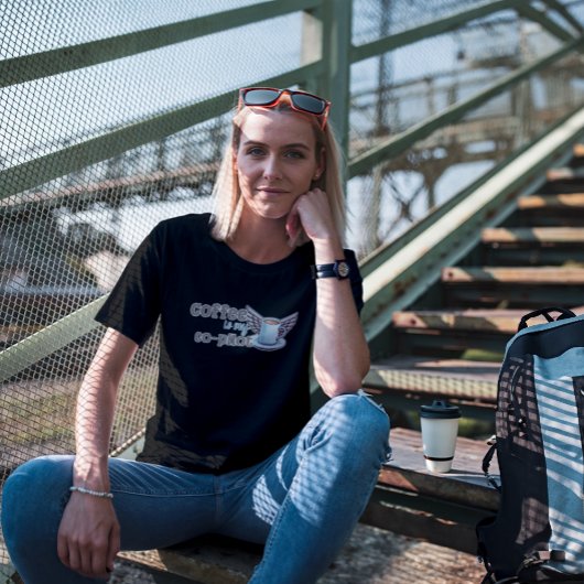 Kaffee ist mein Co-Pilot T-Shirt