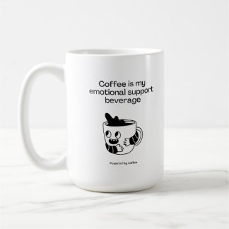 Kaffee ist mein emotionales Unterstützungspräparat Kaffeetasse