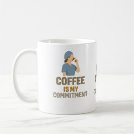 Kaffee ist mein Engagement – Lustiger Krankenpfleg Kaffeetasse