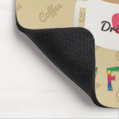 Kaffee ist mein Freund Mousepad (Ecke)