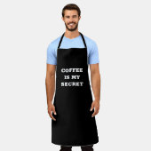 Kaffee ist mein Geheimnis Schürze (Getragen)