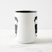Kaffee ist mein geiler, lustiger Zitat-Minze-Witz Tasse (Zentrum)