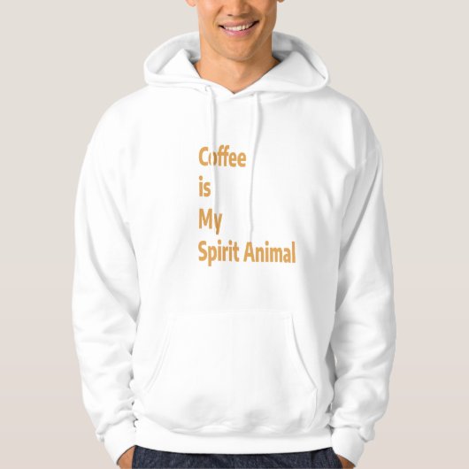 Kaffee ist mein Geist | KAFFEE LOVER Hoodie (Vorderseite)