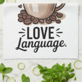 Kaffee ist mein geschirrtuch (Gefaltet)