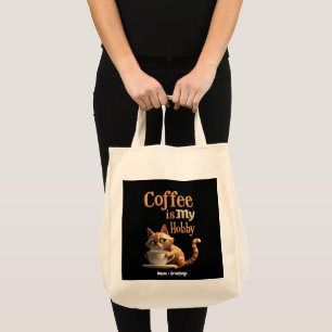Kaffee Ist Mein Hobby Eine Mischung Aus Leidenscha Tragetasche