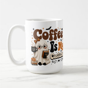 Kaffee ist mein Kostüm großer Halloween-Lehrer Kaffeetasse