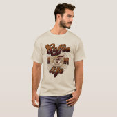 Kaffee ist mein Leben T-Shirt (Vorne ganz)