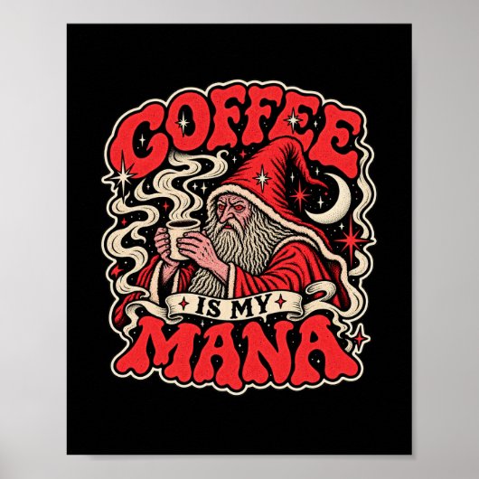 Kaffee Ist Mein Mana Poster (Vorne)