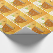 Kaffee ist mein Nachtisch Geschenkpapier (Ecke)