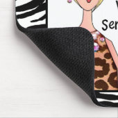 Kaffee ist mein Super-Power! Mousepad (Ecke)