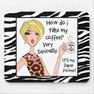Kaffee ist mein SuperPower! Mousepad