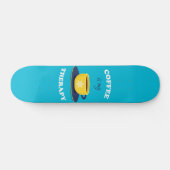 Kaffee ist mein therapeutisches Skateboard (Horizontal)