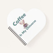 Kaffee ist mein Universum Notizblock (Vorderseite)