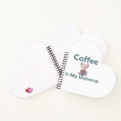 Kaffee ist mein Universum Notizblock (Innenseite)