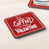 Kaffee ist mein Valentin-60691 Getränkeuntersetzer (Linke Seite)