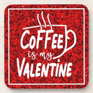 Kaffee ist mein Valentin-60691 Getränkeuntersetzer