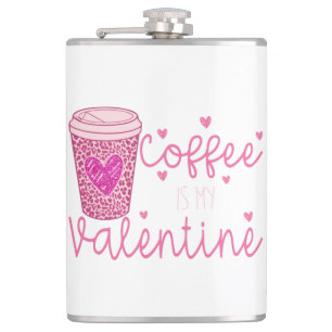 Kaffee ist mein Valentine Flachmann