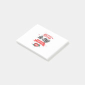 Kaffee ist mein Valentine Post-it Klebezettel (angewinkelt)