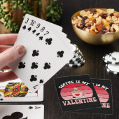 Kaffee ist mein Valentine Spielkarten (In Situ)