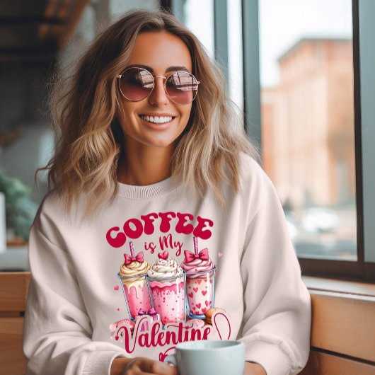 Kaffee ist mein Valentine Sweatshirt