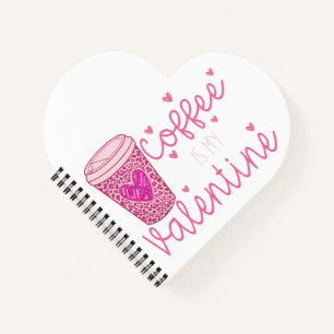 Kaffee ist mein Valentine T - Shirt Lebensmittelge Notizblock