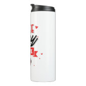 Kaffee ist mein Valentine Thermosbecher (Nach rechts gedreht)